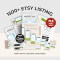 1500+ Etsy Listing Templates Bundle: Canva Mockups, Banners, Thumbnails (PLR Resell Rights, Digital Download)