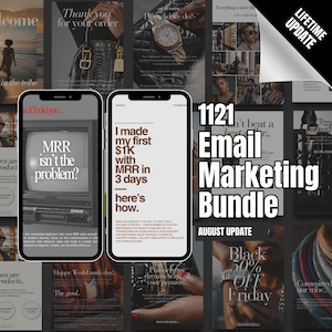 Done For You Email Marketing Bundle: Luxe Canva Newsletter Templates (PDF Download)