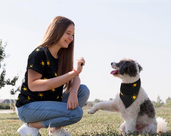 Dog and Owner Matching Outfit Dog Matching Dog and Human Matching Dog Mom Dog Bandana Matching Pet Owner Matching Pet Owner Gifts Dog Outfit