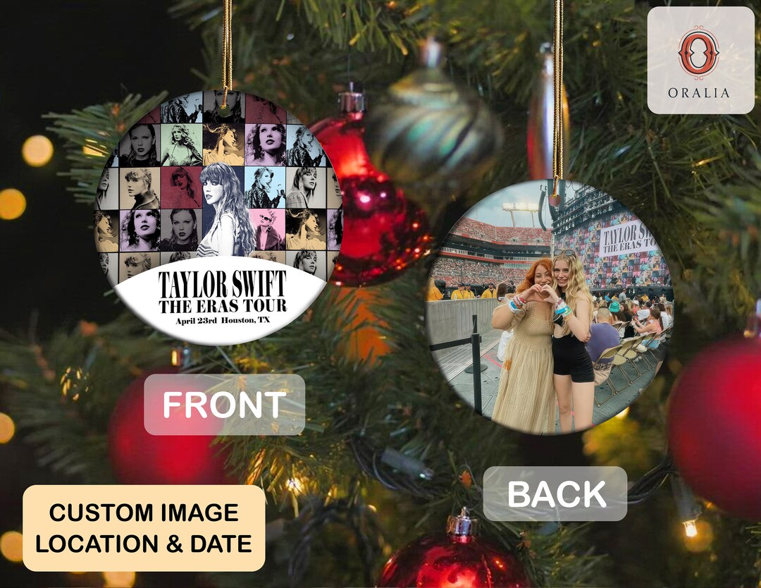 Custom Eras Tour Taylor Swift Ornament Eras Tour Custom Photo - Etsy