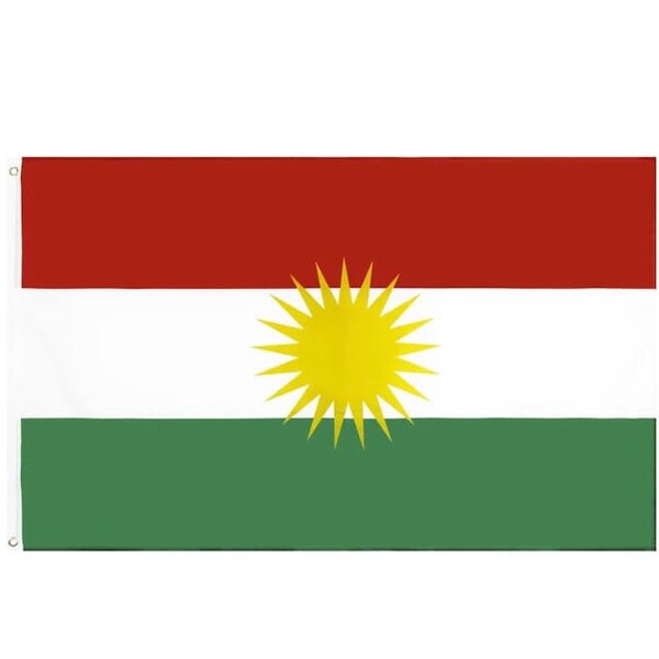 Kurdistan Flagge, Rojava Flagge - Kurdistan Flagge - Kurdish Flag