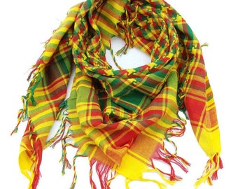 Kurdistan Kurdish Rojava Scarf Shemagh - Traditional scarf, for culture and fashion, unisex accessory, festivals, demonstrations, weddings