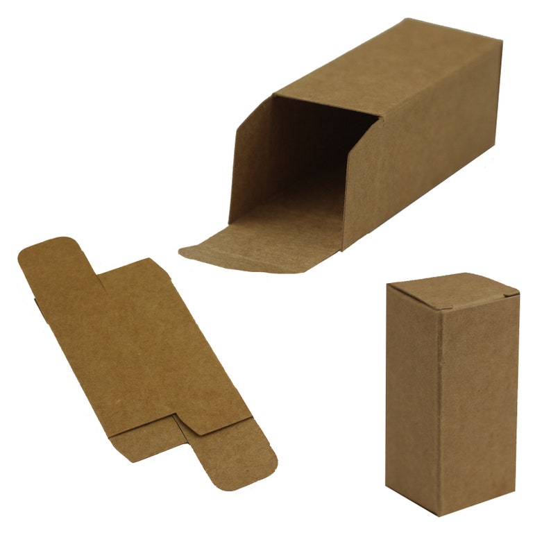 Gift box 10/20 pieces gift box gift box kraft paper brown boxes image 4