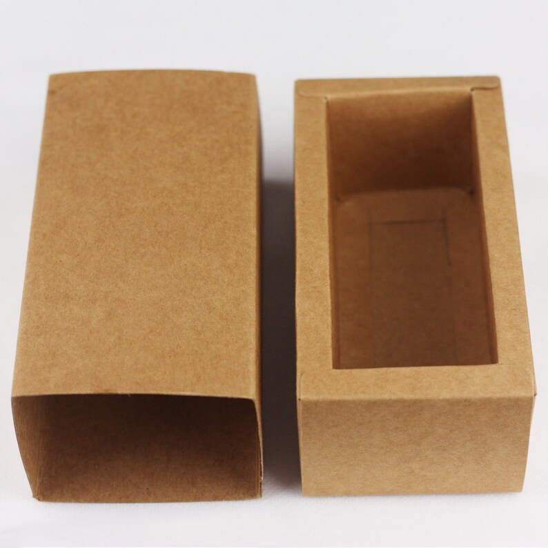 Gift box 10/20 pieces gift box gift box kraft paper brown boxes image 5