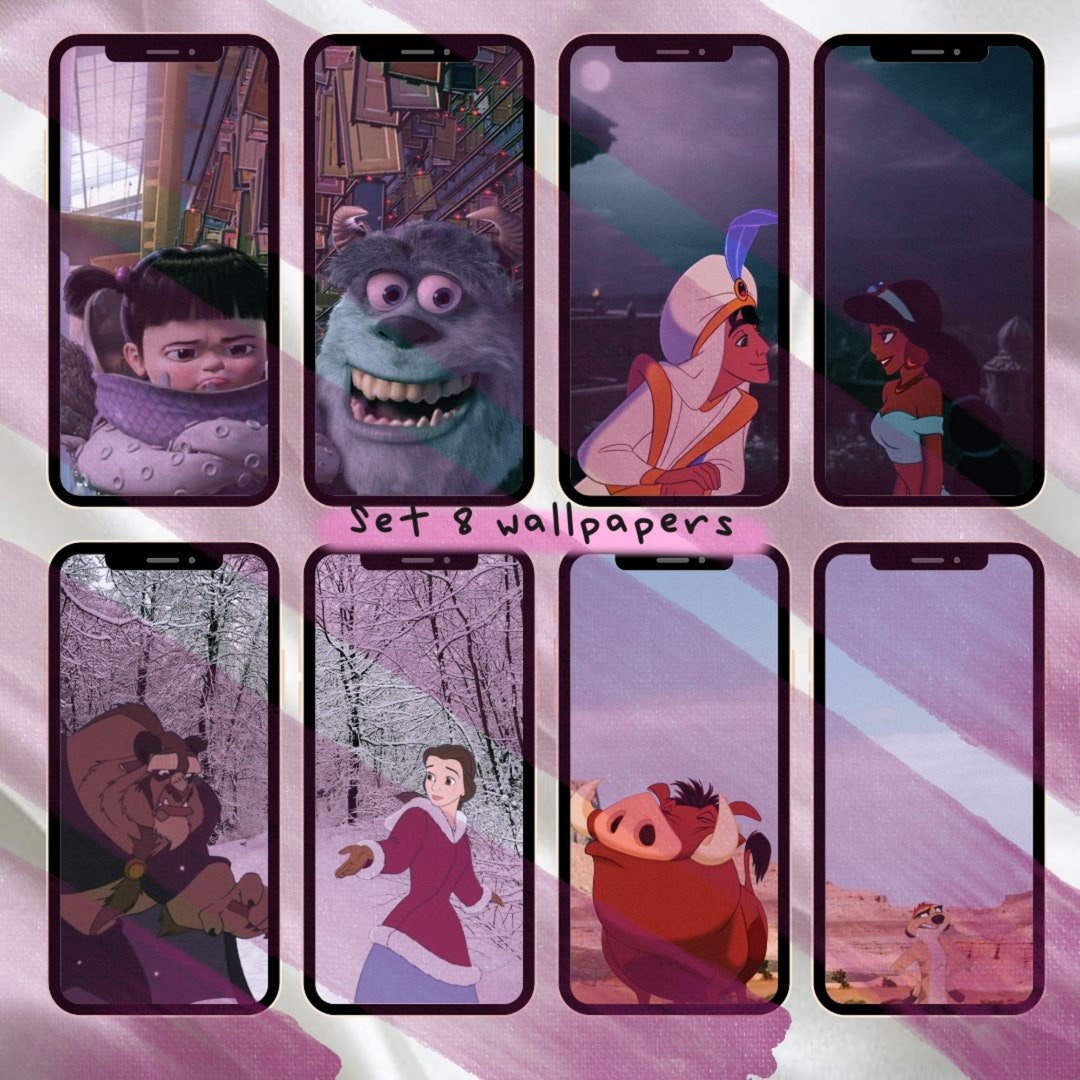 Phone Wallpapers Cartoons Android/ios - Etsy