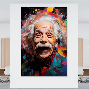 Décoration murale affiche d'Einstein