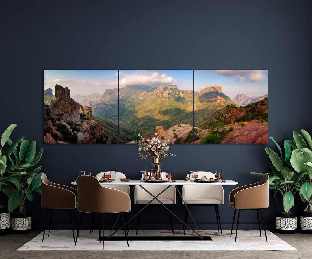 Big Bend National Park Texas United States Canvas Wall Art Mountain