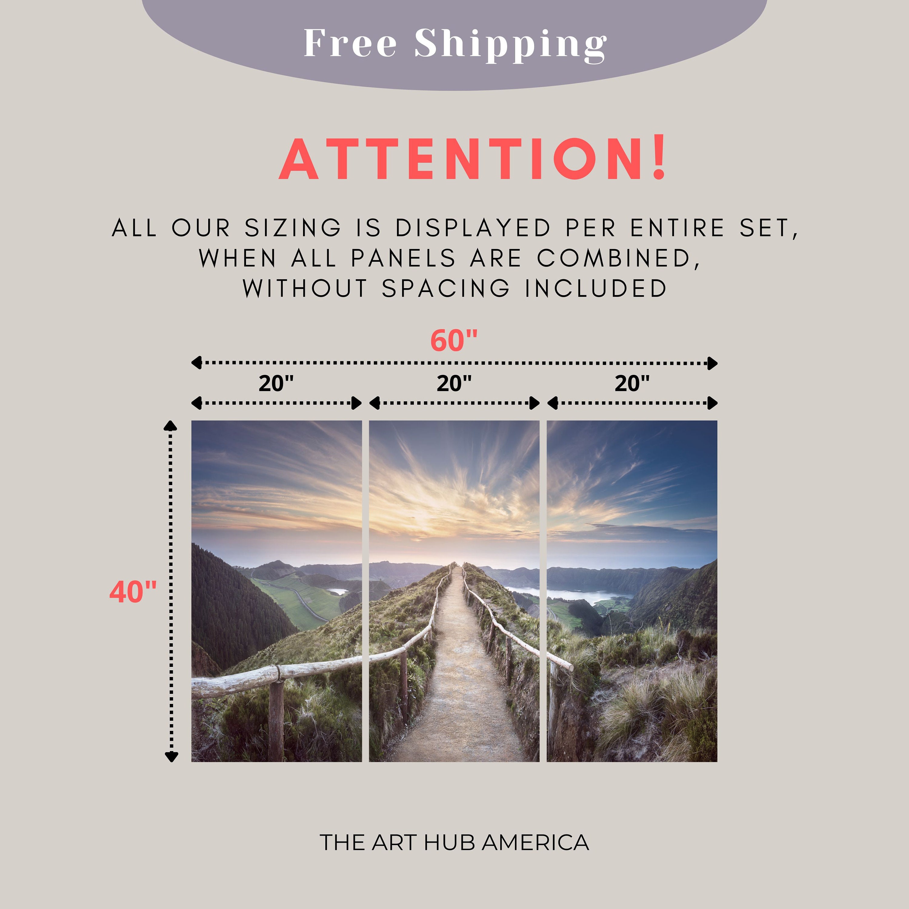 Tropical Island and Coral Reef Bedroom Wall Decor Split View With Waterline Beach Canvas Large