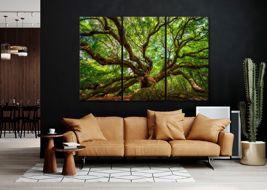 Angel Oak Park Canvas Wall Art on Johns Island Near Charleston Canvas