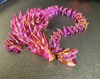 Articulated 3D Printed Gemstone Dragon
