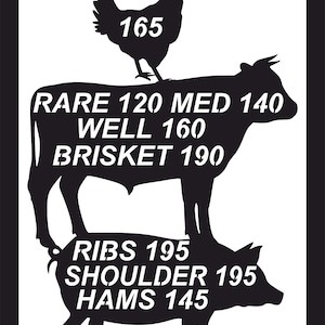BBQ Sign SVG DXF Laser - Plasma - Circut File