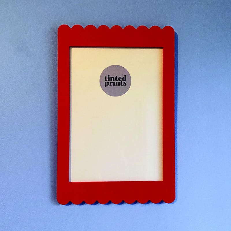Red Frame - Etsy