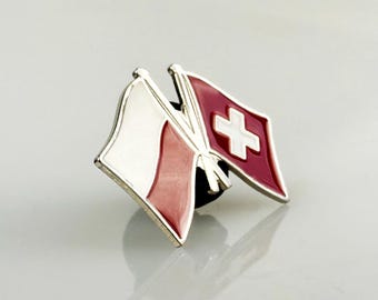 National Flag Embroidery Patches And Metal Flag Lapel Pin SWITZERLAND-in Patches - Foto 12