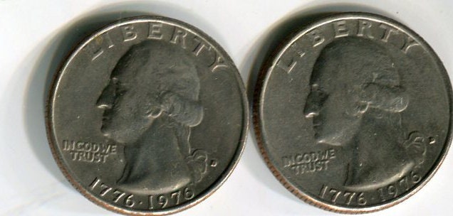 アメリカ合衆国 1776-1976年記念クォーター 200 周年記念 25 セント硬貨、1776-1976 年、MS-64 - Etsy 日本