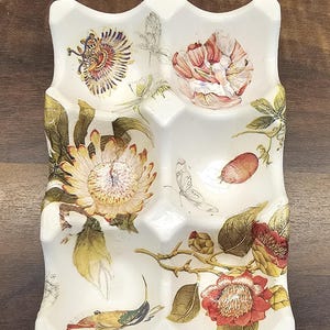 Handgjord förvaring av äggbänk i stenharts