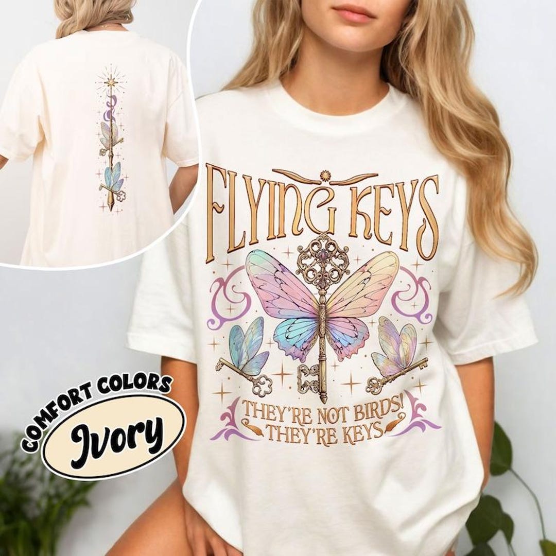 Magical Flying Keys Png, Wizard School Png, HP Inspired Two Sided Png ...