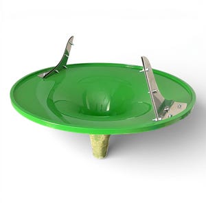 Spiral Wishing Well Coin Funnel – Interactive Donation Collector for Fundraisers and Events,  Green