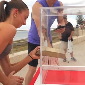 Gold Bar Challenge Game – Impossible to Pull Out! Fun Event Attraction for Malls, Arcades, Fundraisers