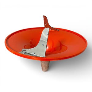 Spiral Wishing Well Coin Funnel – Interactive Donation Collector for Fundraisers and Events, Red