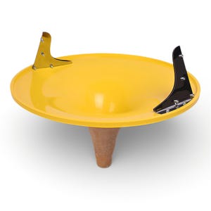 Spiral Wishing Well Coin Funnel – Interactive Donation Collector for Fundraisers and Events, Yellow