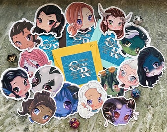 Critical Role Random Roll Chibi Sticker Bundle