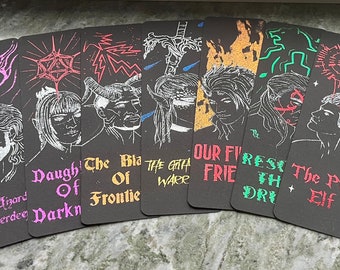 BG3 Companion Inspired Foiled Bookmarks!