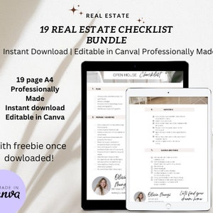 Real Estate Pre-Listing Checklist Seller Resource Home Seller Checklist Buyer Checklist Real Estate Marketing Real Estate Checklist Bundle image 1