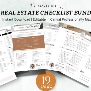 Real Estate Pre-Listing Checklist Seller Resource Home Seller Checklist Buyer Checklist Real Estate Marketing Real Estate Checklist Bundle image 6