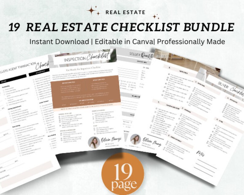 Real Estate Pre-Listing Checklist Seller Resource Home Seller Checklist Buyer Checklist Real Estate Marketing Real Estate Checklist Bundle image 6