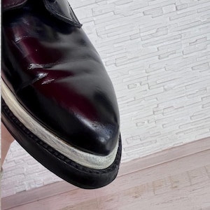 Acne Studios Lark Chunky Leather Loafers Oxford Black Size 40 Genuine Leather Designer Shoes image 11