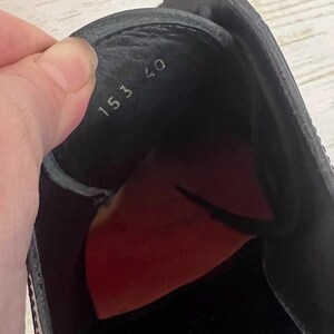 Acne Studios Lark Chunky Leather Loafers Oxford EU 40 Black Gray Textured Panel Designer Shoes image 14