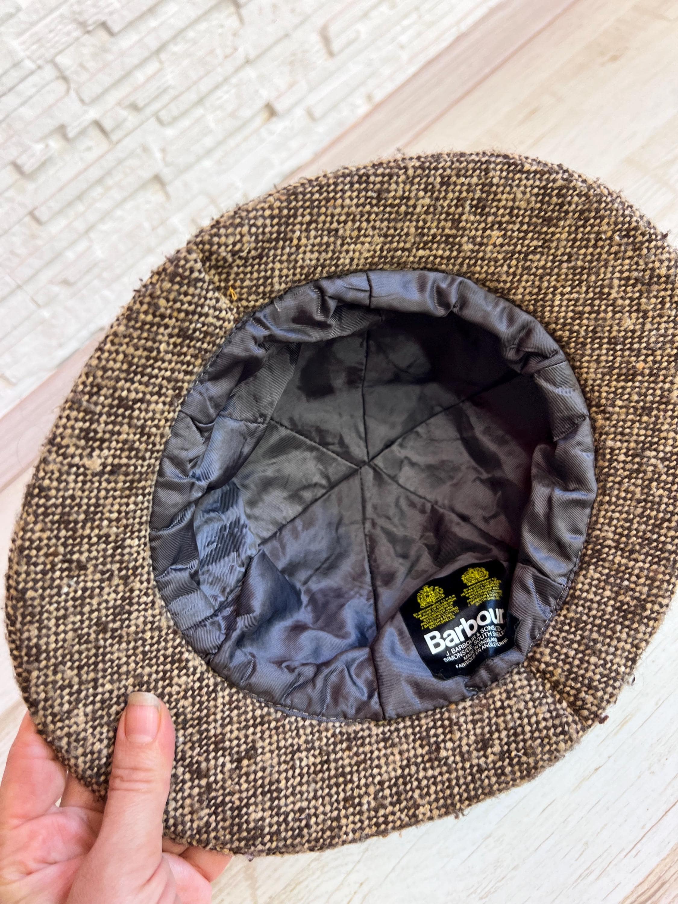 Barbour tweed hat sales