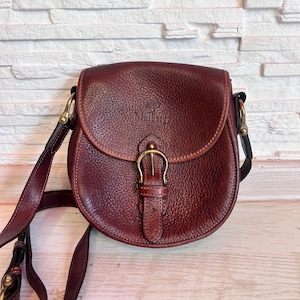 Mulberry vintage leather shoulder bag crossbody saddle bag