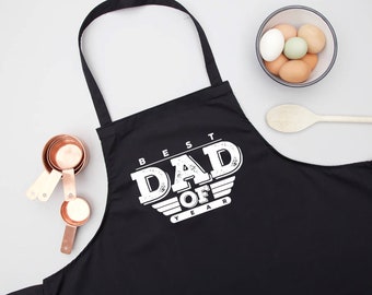 Regali di grembiule da cucina per papà, grembiule personalizzato regalo unico per papà, grembiule personalizzato per regali della festa del papà, regalo per il marito, miglior papà dell'anno