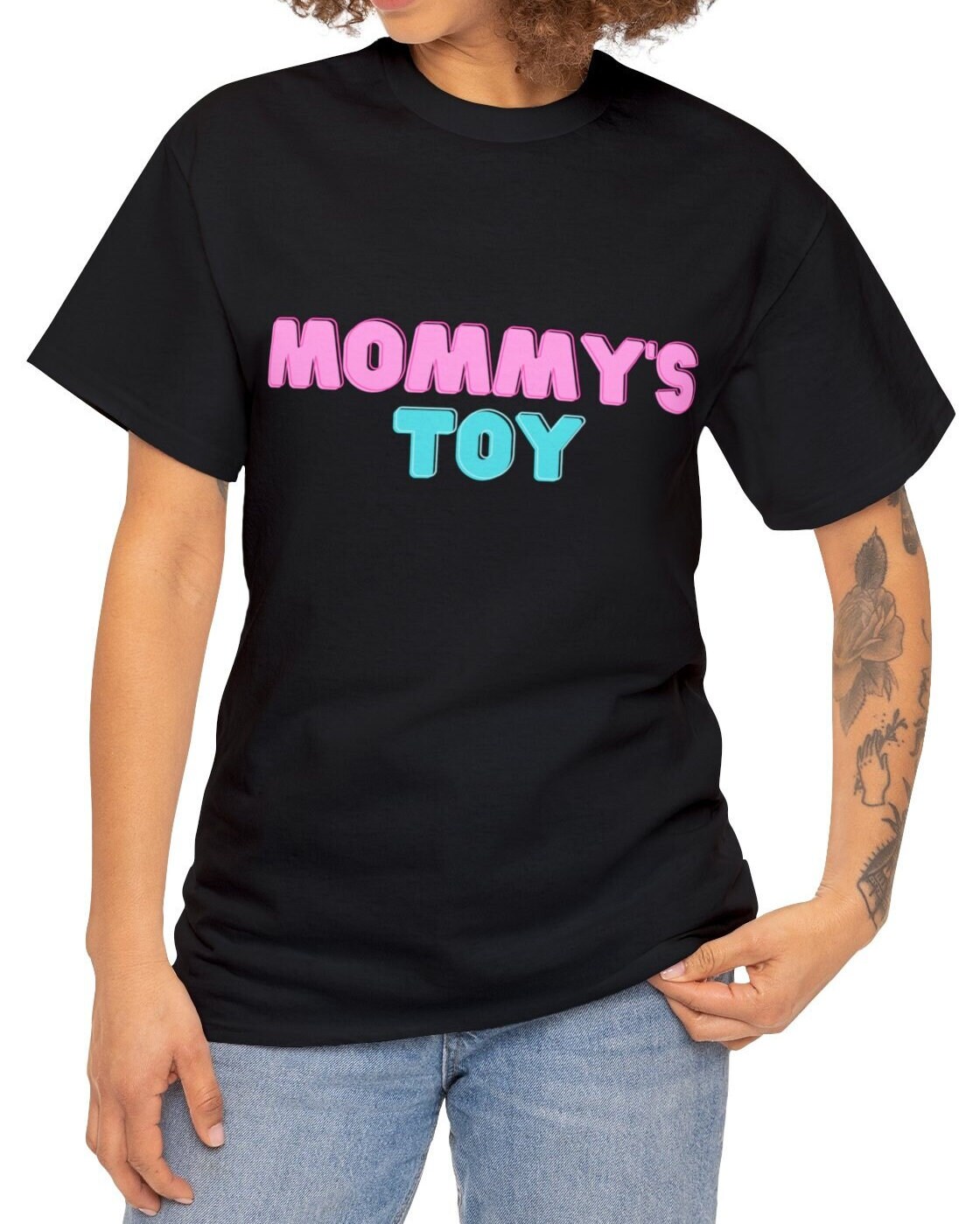 Mommy's Toy - Unisex Heavy Cotton Tee, Mommy Dom, Sub Shirt