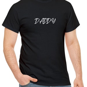 Daddy - Black Unisex Heavy Cotton Tee, Daddy Dom, Dom Sub, Dom Gifts, Dominant Gifts, Dom ts hirt, Daddy Dom Gifts, Dom Wear
