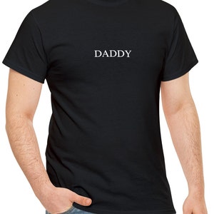 Daddy - Black Unisex Heavy Cotton Tee, Daddy Dom, Daddy Dom Gifts, Dom Sub, Dom ts hirt, Dom Gifts, Dominant Gifts, Dom Wear