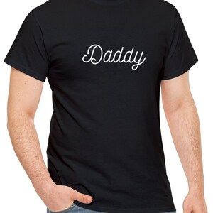 Daddy - Black Unisex Heavy Cotton Tee, Daddy Dom, Dom Wear, Daddy Dom Gift, Gift for Dominant, Dom Shirt, Dom Sub, Dominant Clothing