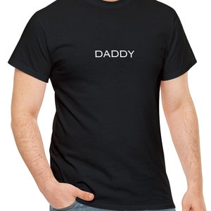 Daddy - Black Unisex Heavy Cotton Tee, Daddy Dom, Dom Sub, Dom Gifts, Dominant Gifts, Dom ts hirt, Daddy Dom Gifts, Dom Wear