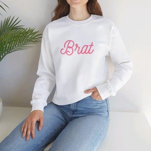 Brat - Unisex Heavy Blend™ Crewneck Sweatshirt, Brat Sweatshirt, Brat Hoodie, Brat Sub, Sub Dom, Dominant Gifts, Sub Clothing, Dom Gifts