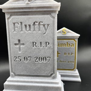 Gravestone memorial stone pets / individual inscription / animal gravestones
