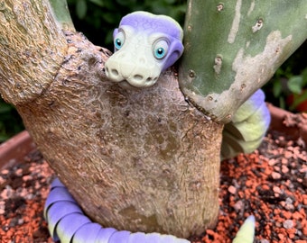 Python royal - Python boule - Impression 3D - Jouet anti-stress - Cadeau - Cadeau promotionnel - Flexible - Bureau - Anniversaire d'enfant