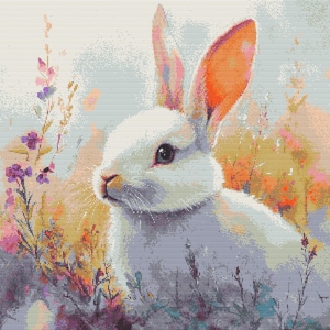 Hase Kreuzstichmuster Digitales Muster Pdf Ostern Kreuzstichmuster