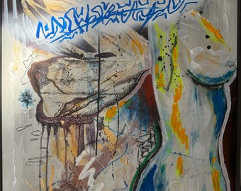 Original mixed media painting