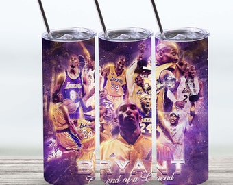 Basketball Legends Tumbler 20 oz Skinny | Stitch | Tumbler Sublimation Designs, Full Tumbler Wrap, Digital Downloads| Png