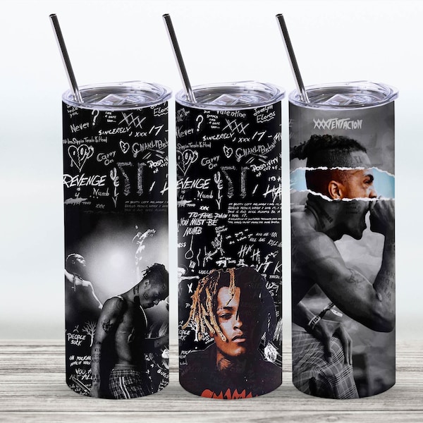 Xxxtentacion Tumbler 20 oz Skinny | Stitch | Tumbler Sublimation Designs, Full Tumbler Wrap, Digital Downloads| Png