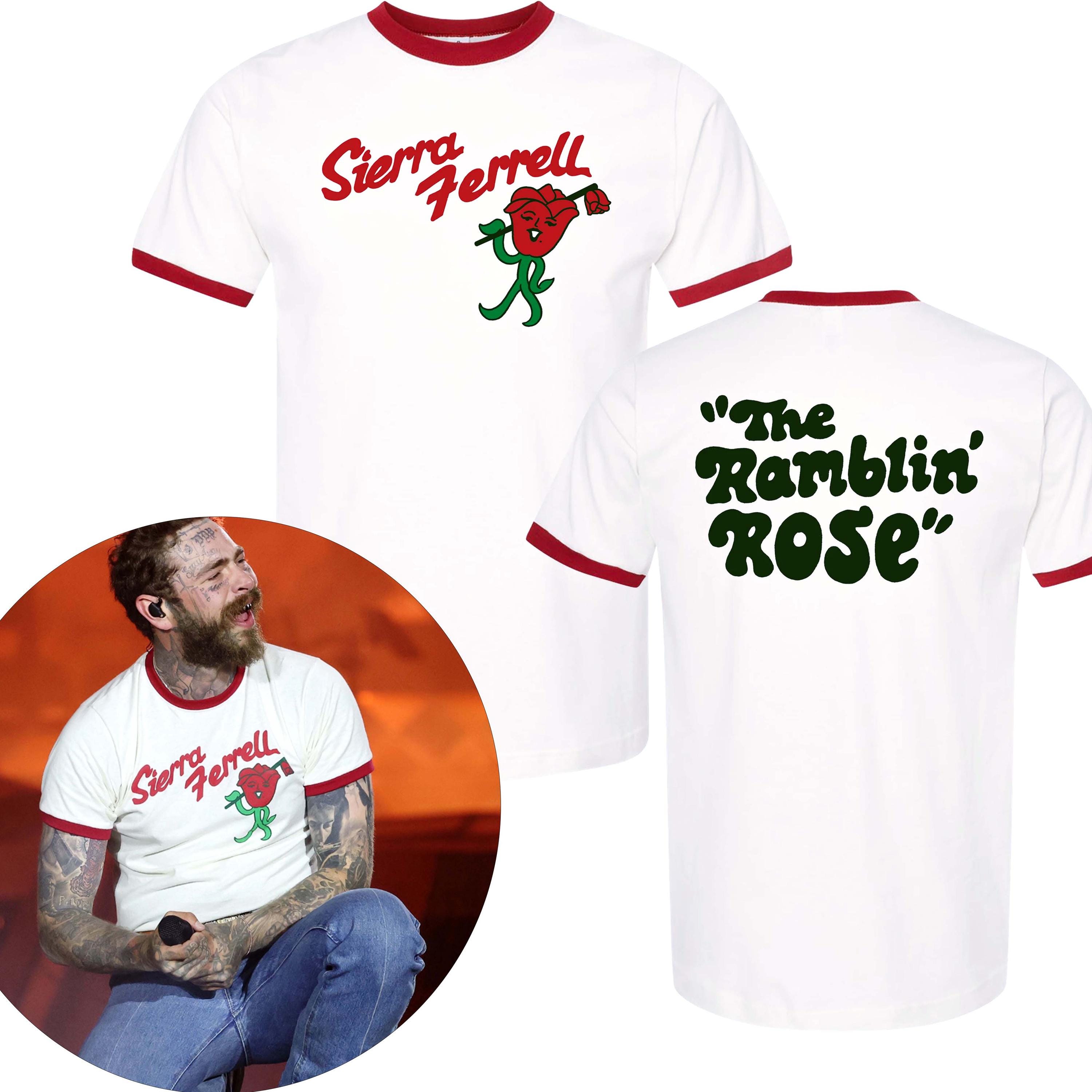 Rose Ringer Shirt - Etsy
