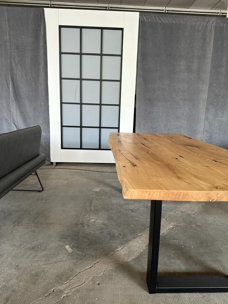 Solid Oak Dining Table - Etsy Canada
