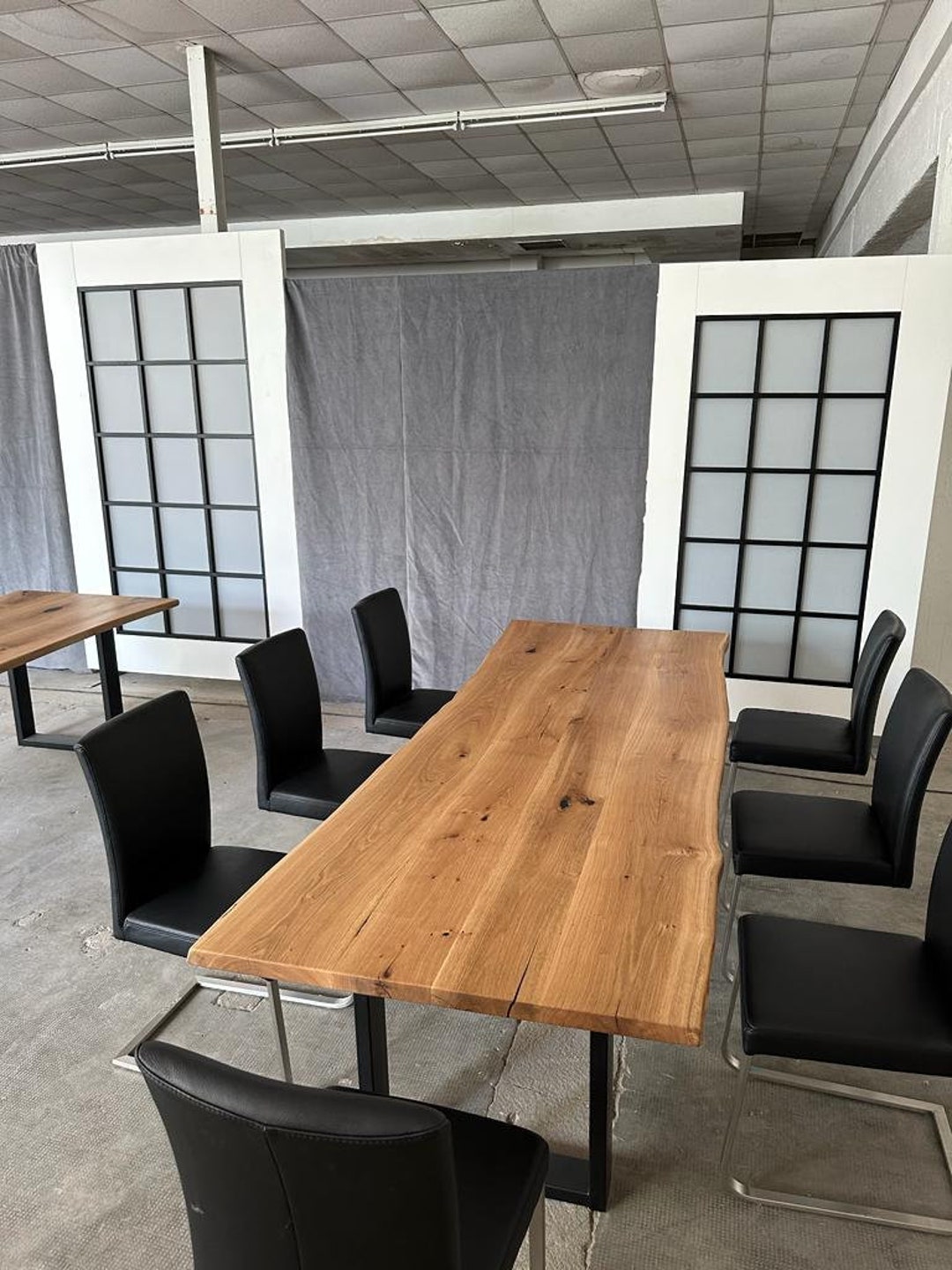 Dining Table Solid Oak Wooden Table - Etsy