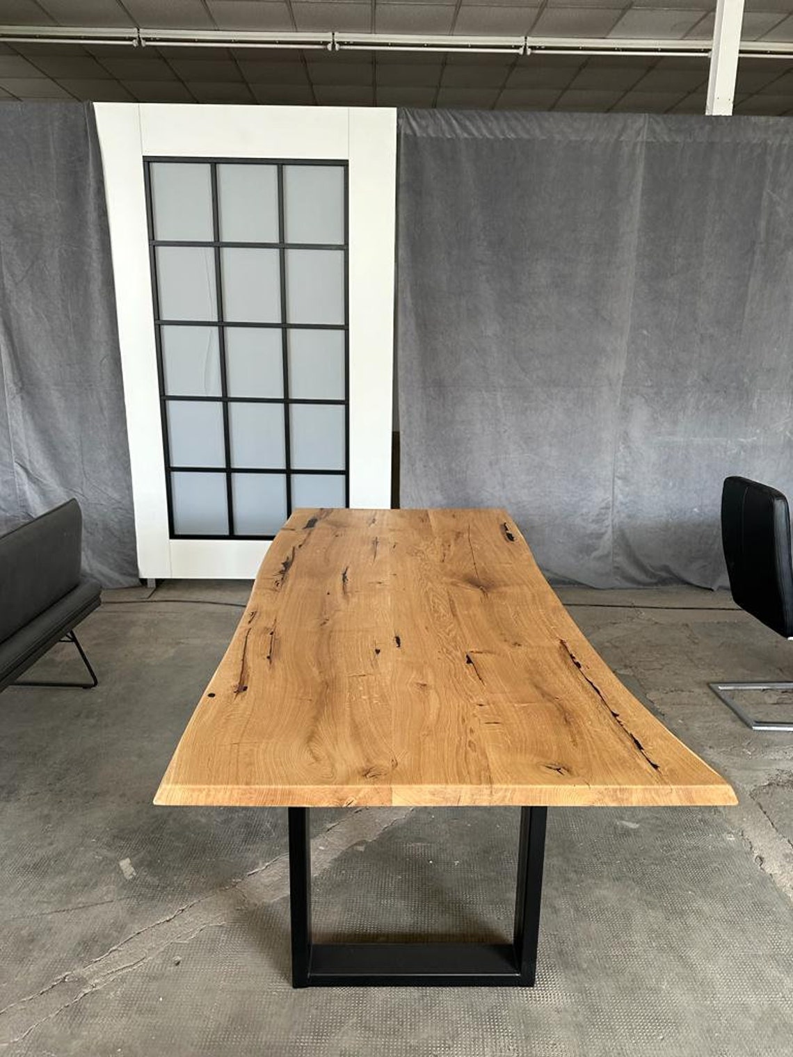 Solid Oak Dining Table - Etsy Canada
